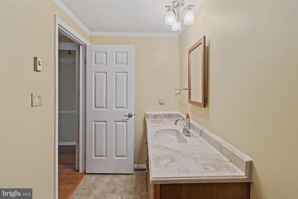 Bathroom, Dual Sink Vanities, Interior, Wood Texture Flooring