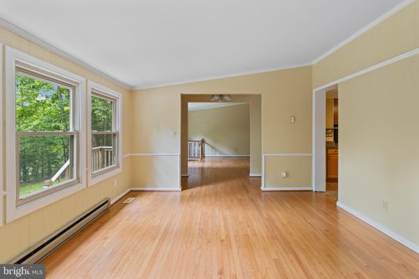 Empty room, Interior, Wood Texture Flooring