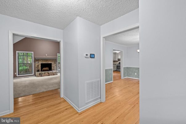 Empty room, Fireplace, Interior, Wood Texture Flooring