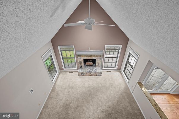 Empty room, Fireplace, Interior, Wood Texture Flooring