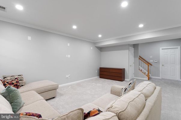 Interior, Living room, Recessed Lighting