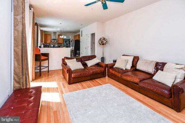 Interior, Kitchen, Living room, Pendant Lights, Recessed Lighting, Wood Texture Flooring