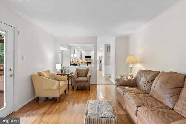 Interior, Kitchen, Living room, Stainless Steel Appliances, Wood Texture Flooring