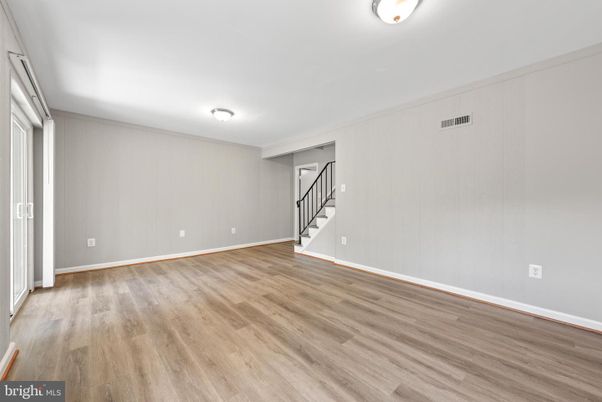 Empty room, Interior, Wood Texture Flooring