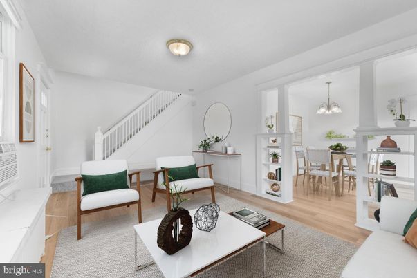 Dining room, Fireplace, Interior, Living room, Pendant Lights, Wood Texture Flooring