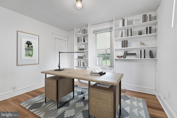 Home Office, Interior, Wood Texture Flooring