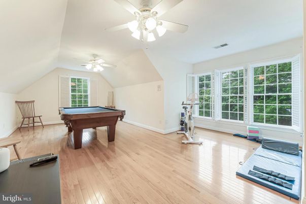 Billiard Table, Game Room, Interior, Wood Texture Flooring