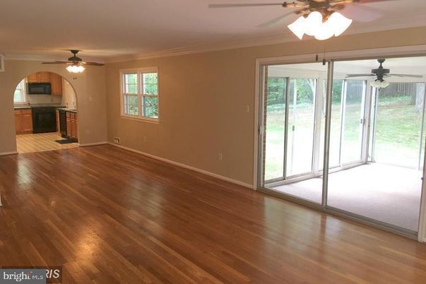 Empty room, Interior, Kitchen, Wood Texture Flooring