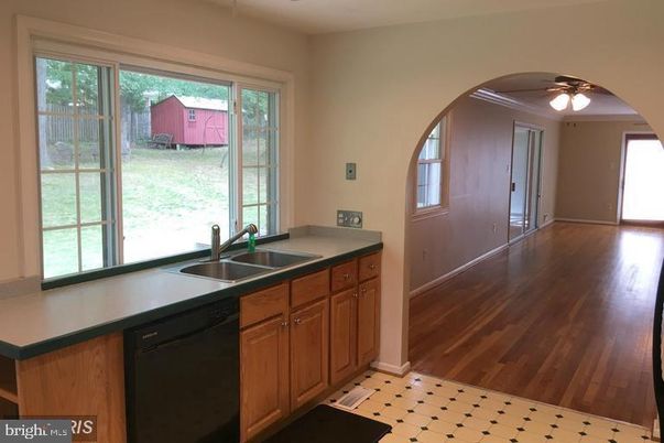 Interior, Kitchen, Wood Texture Flooring