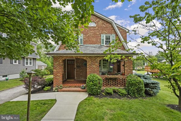 Exterior, Facade, Brick Facade, Tudor Revival