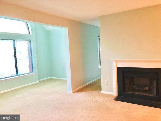 Empty room, Fireplace, Interior