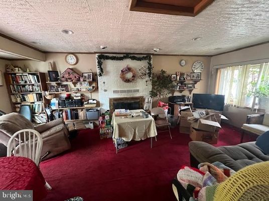 Fireplace, Home Office, Interior, Living room, Recessed Lighting