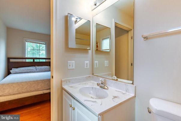 Bathroom, Bedroom, Dual Sink Vanities, Interior, Wood Texture Flooring