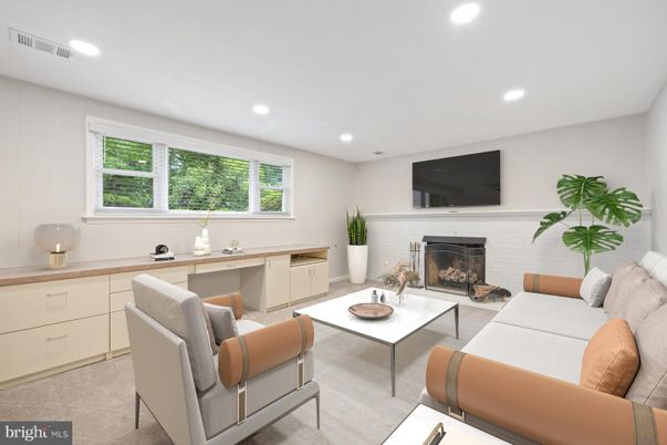 Fireplace, Interior, Living room, Recessed Lighting