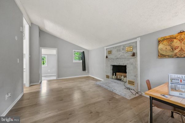 Fireplace, Interior, Wood Texture Flooring