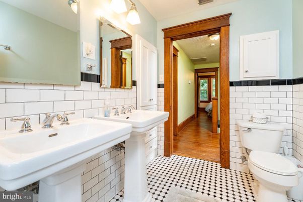 Bathroom, Interior, Wood Texture Flooring