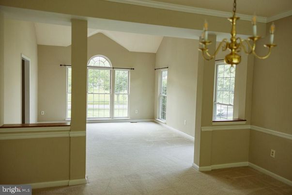 Chandelier, Empty room, Interior