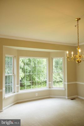 Chandelier, Empty room, Interior
