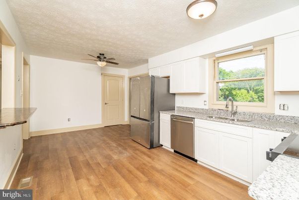 Interior, Kitchen, Wood Texture Flooring