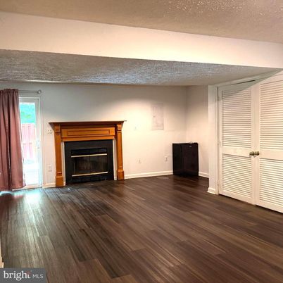 Empty room, Fireplace, Interior, Wood Texture Flooring