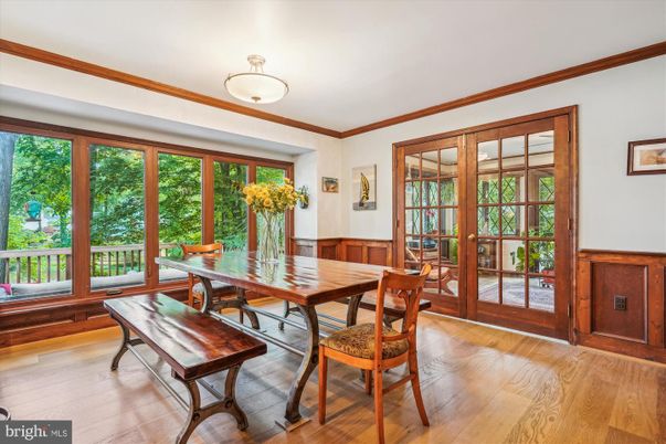 Dining room, Interior, Wood Texture Flooring