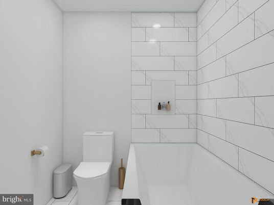 Bathroom, Interior, Marble Walls