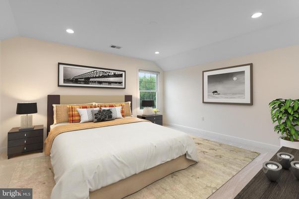 Bedroom, Interior, Recessed Lighting