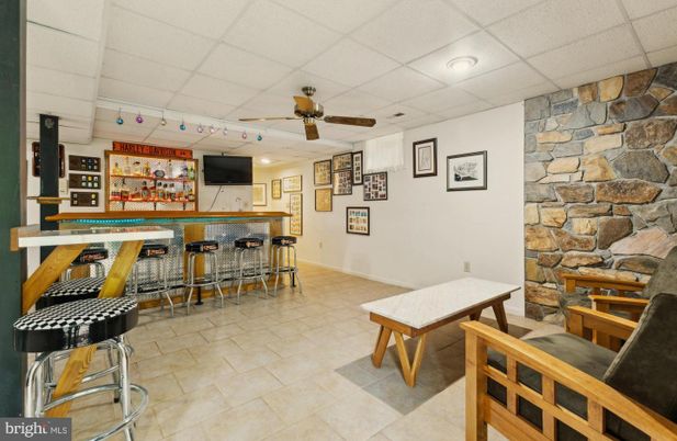 Interior, Recessed Lighting, Stone Walls