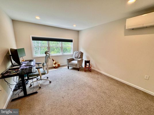 Home Office, Interior, Recessed Lighting