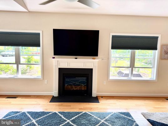 Fireplace, Interior, Wood Texture Flooring