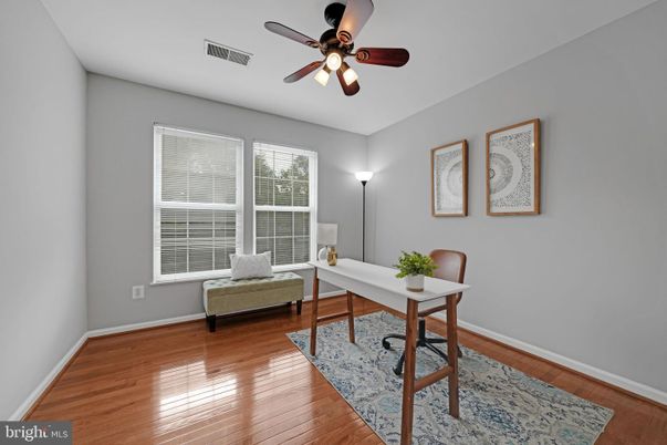 Home Office, Interior, Wood Texture Flooring