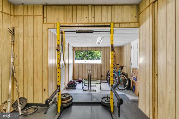 Fitness Equipment, Interior, Wooden Walls
