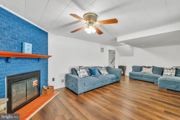 Fireplace, Interior, Wood Texture Flooring