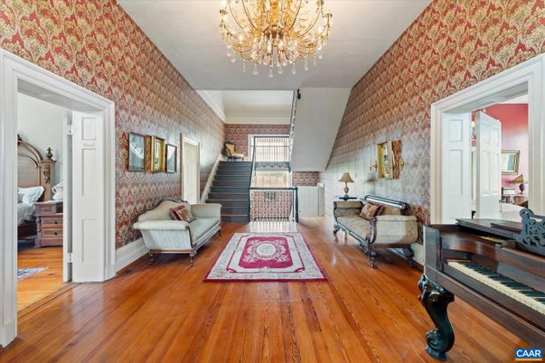 Chandelier, Interior, Wood Texture Flooring
