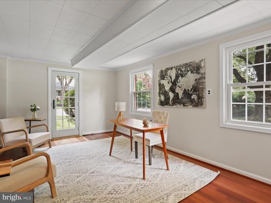 Home Office, Interior, Wood Texture Flooring