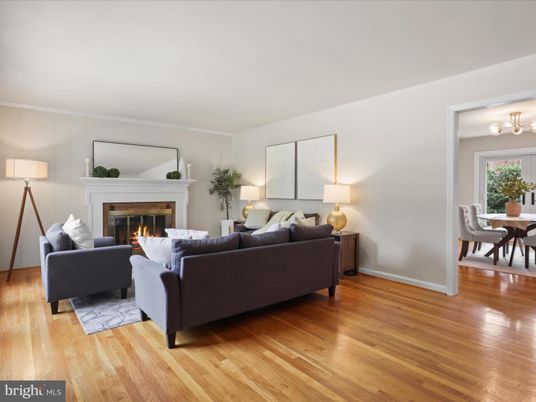 Dining room, Fireplace, Interior, Living room, Wood Texture Flooring
