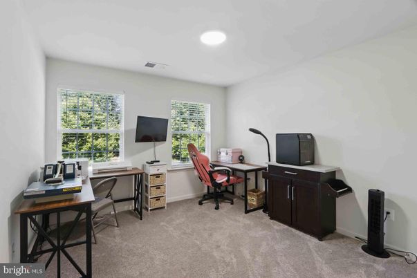 Home Office, Interior, Recessed Lighting
