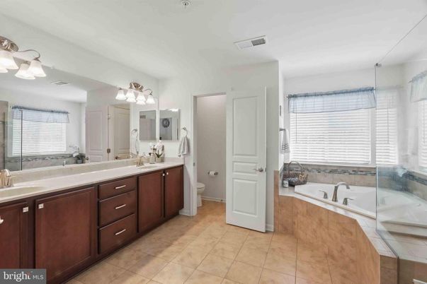 Bathroom, Dual Sink Vanities, Glass Shower, Interior