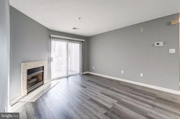 Empty room, Fireplace, Interior, Wood Texture Flooring