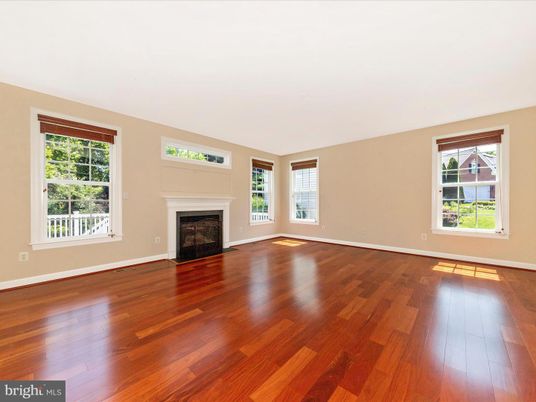 Empty room, Fireplace, Interior, Wood Texture Flooring