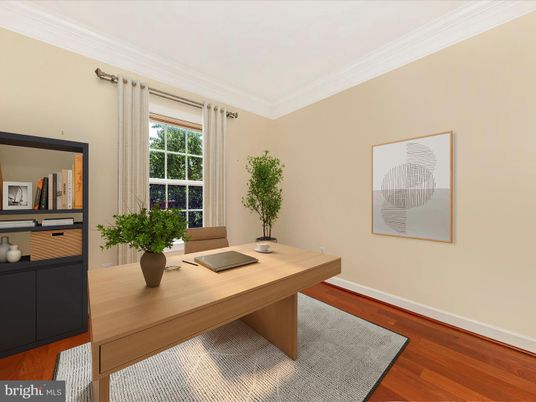 Home Office, Interior, Wood Texture Flooring