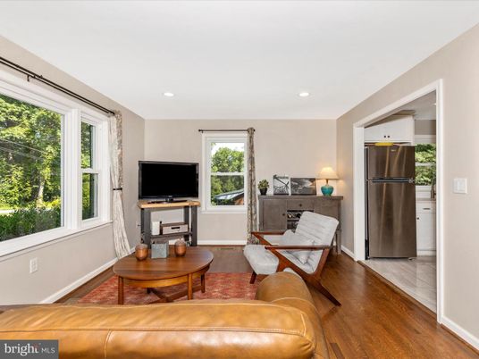 Interior, Kitchen, Living room, Recessed Lighting, Stainless Steel Appliances, Wood Texture Flooring