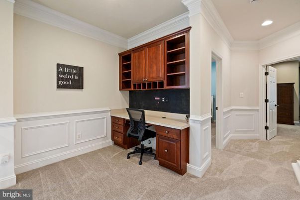 Home Office, Interior, Recessed Lighting