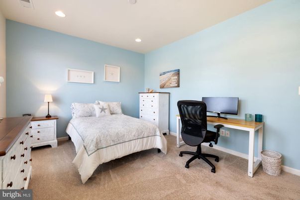 Bedroom, Home Office, Interior, Recessed Lighting