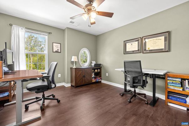 Home Office, Interior, Wood Texture Flooring
