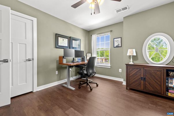 Home Office, Interior, Wood Texture Flooring