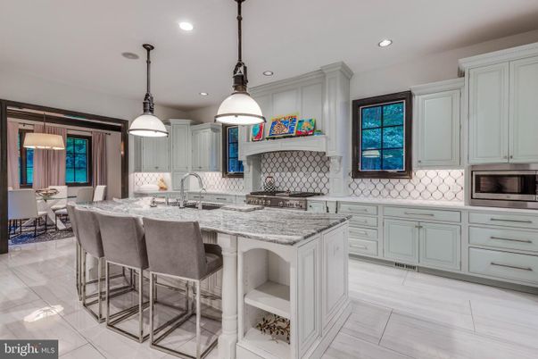 Dining room, Interior, Kitchen, Pendant Lights, Recessed Lighting