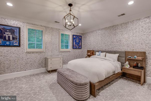 Bedroom, Interior, Pendant Lights, Recessed Lighting