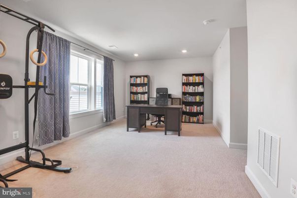Home Office, Interior, Recessed Lighting