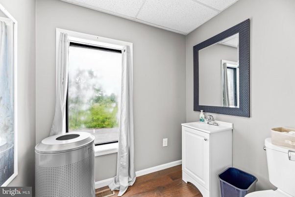 Bathroom, Interior, Wood Texture Flooring